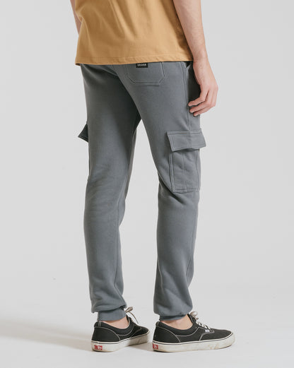 Calça Moletom Volcom Comf Cargo Grafite