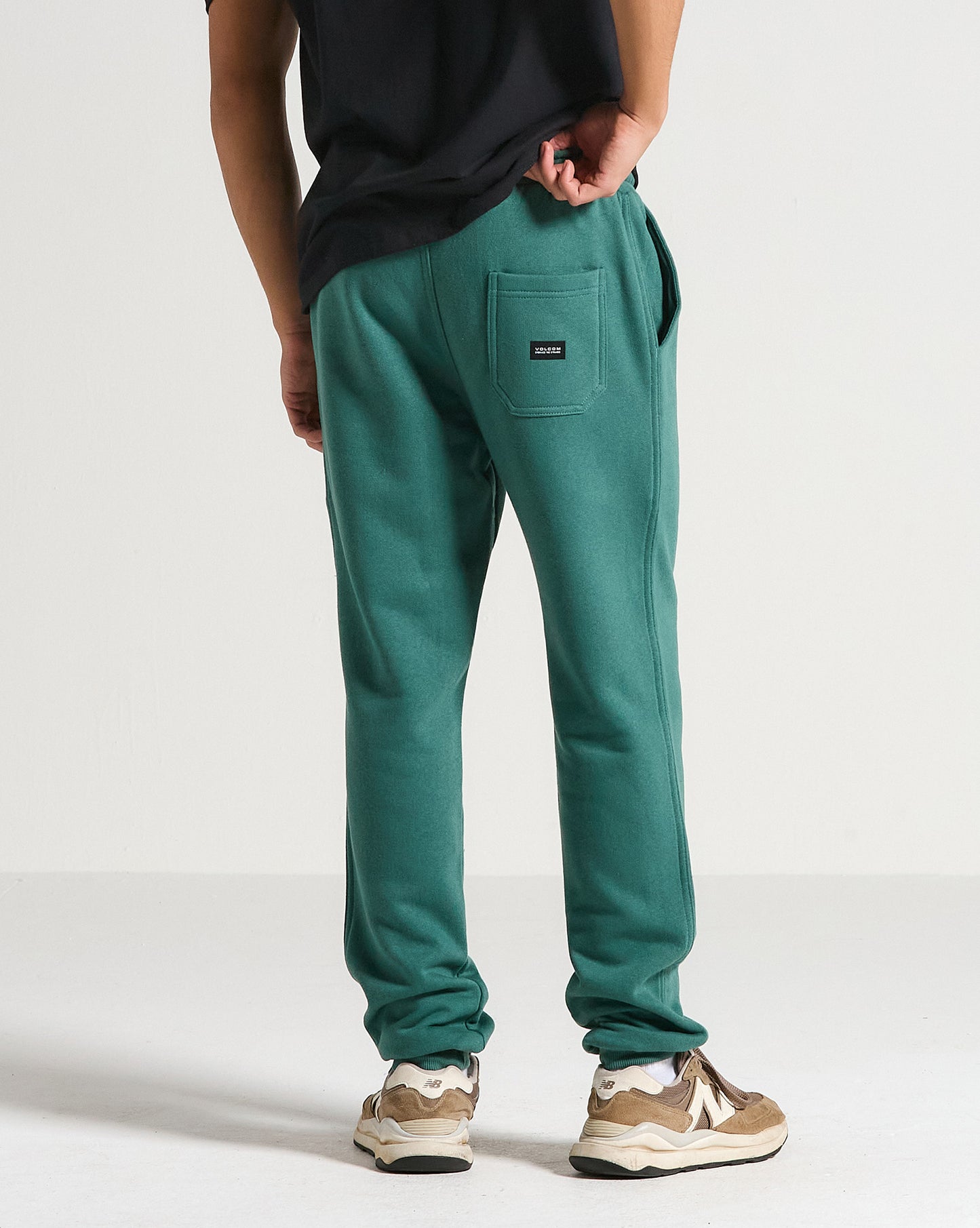 Calça Moletom Volcom Single Stone Verde