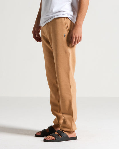 Calça Moletom Volcom Single Stone Caramelo