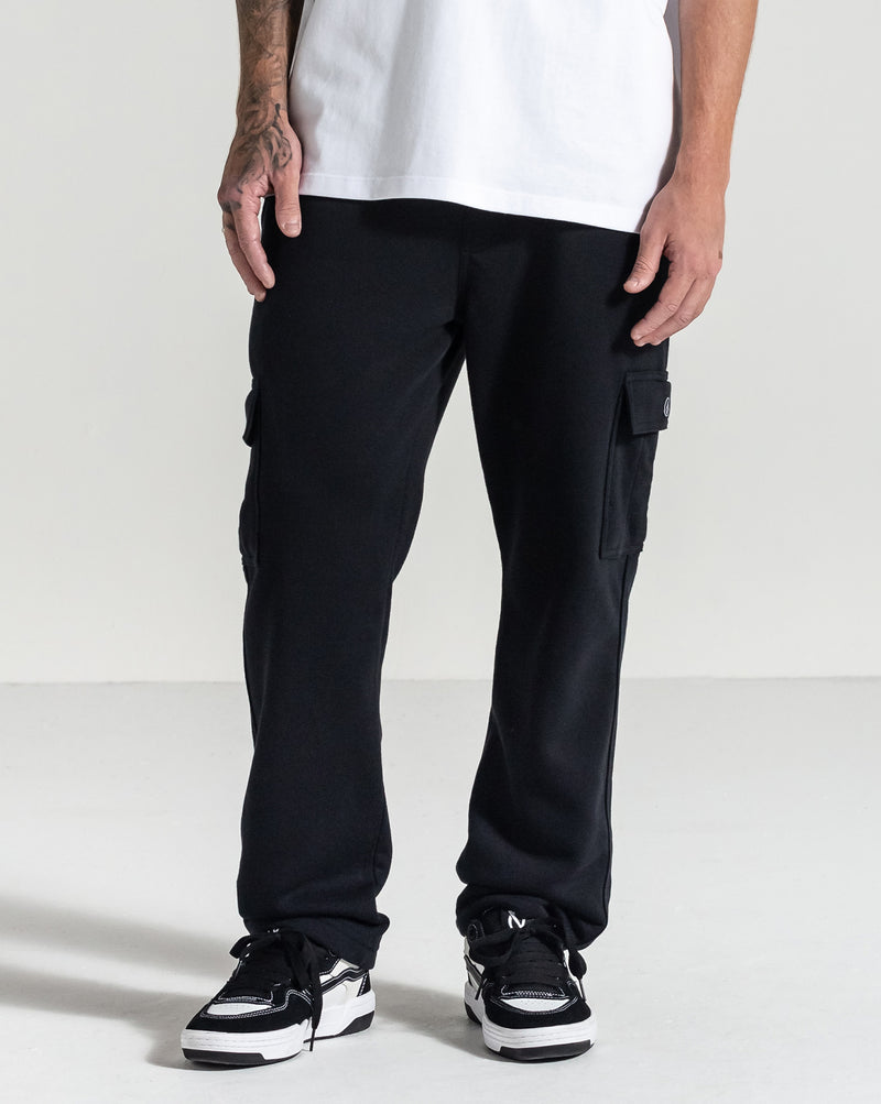 Calça Moletom Volcom Comf Cargo Preta