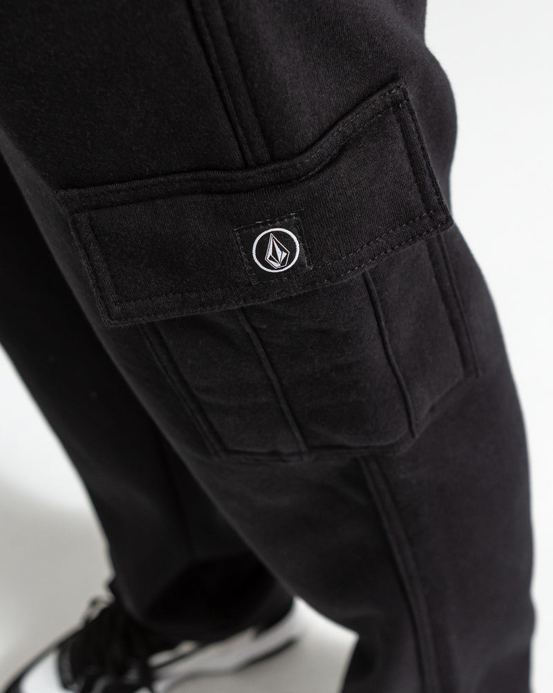 Calça Moletom Volcom Comf Cargo Preta