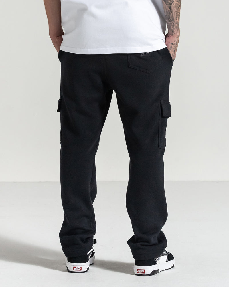 Calça Moletom Volcom Comf Cargo Preta