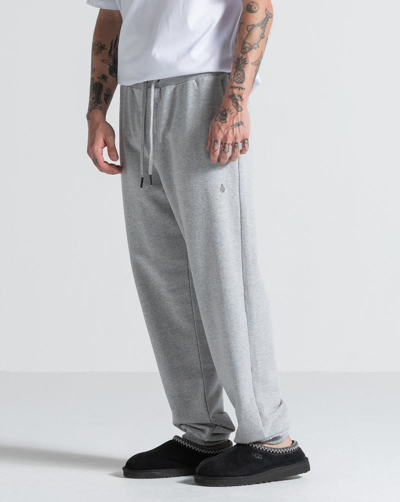Calça de Moletom Volcom Single Stone Mescla Cinza