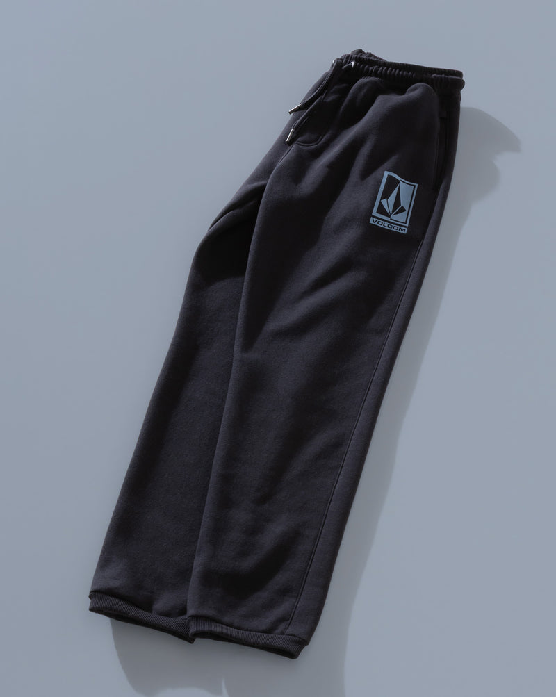 Calça de Moletom Volcom Box Stone Preta