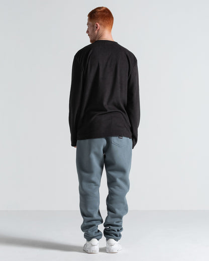 Calça de Moletom Volcom Box Stone Cinza Chumbo