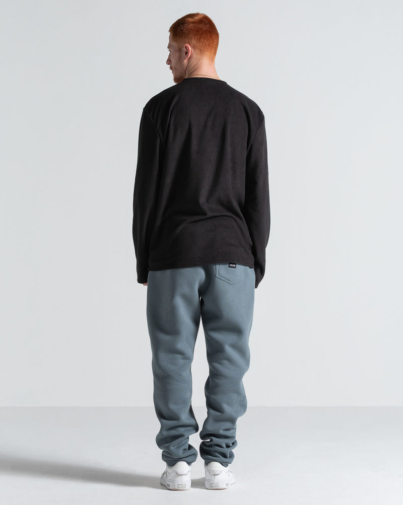 Calça de Moletom Volcom Box Stone Cinza Chumbo