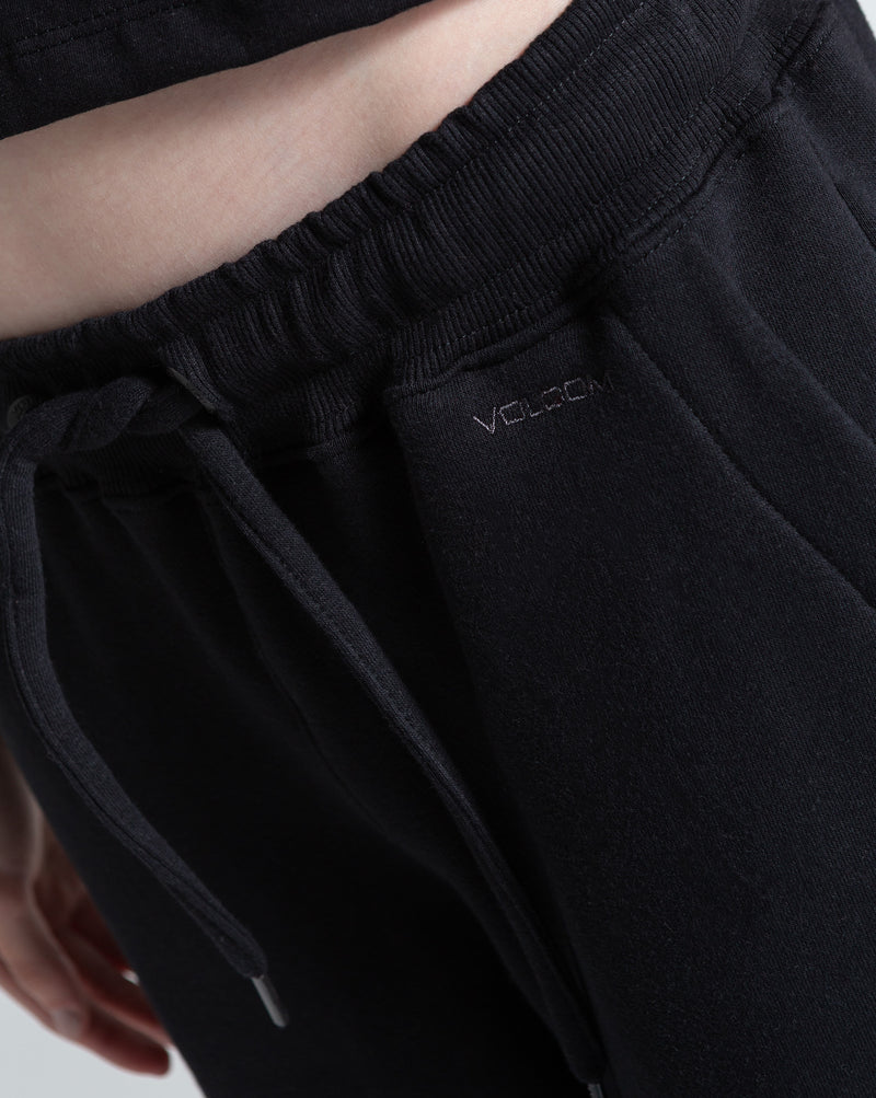 Calça Moletom Volcom Velour Ciraptor Preta