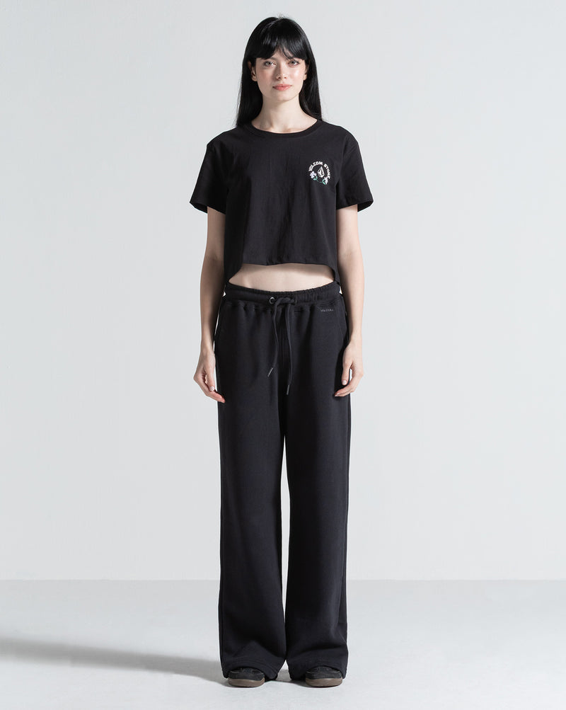 Calça Moletom Volcom Velour Ciraptor Preta