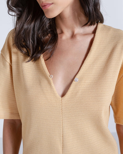 Macaquinho Volcom Go Barefoot Caramelo