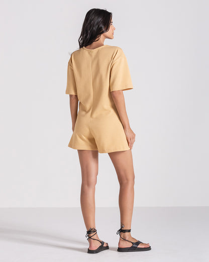 Macaquinho Volcom Go Barefoot Caramelo