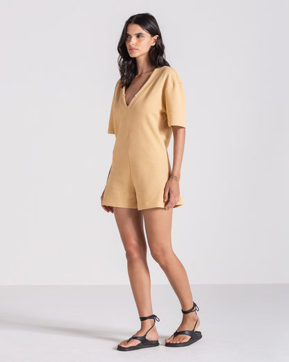 Macaquinho Volcom Go Barefoot Caramelo