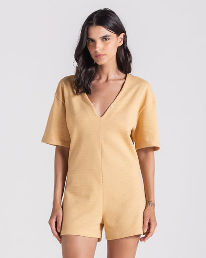 Macaquinho Volcom Go Barefoot Caramelo