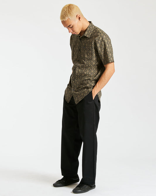 Camisa Volcom Scaler Stone Short Sleeve Shirt  Stealth