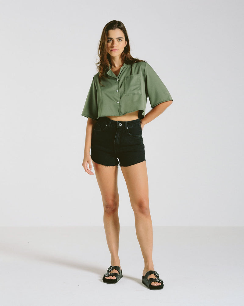 Camisa Volcom Soho Verde