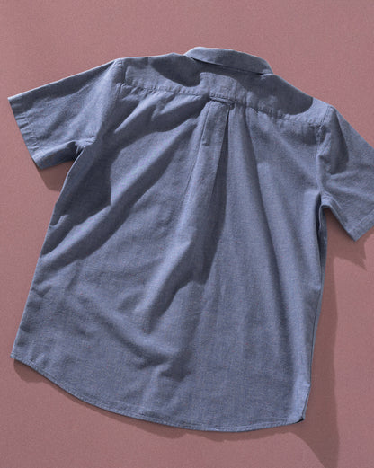 Camisa Volcom Date Knight Blue Wash