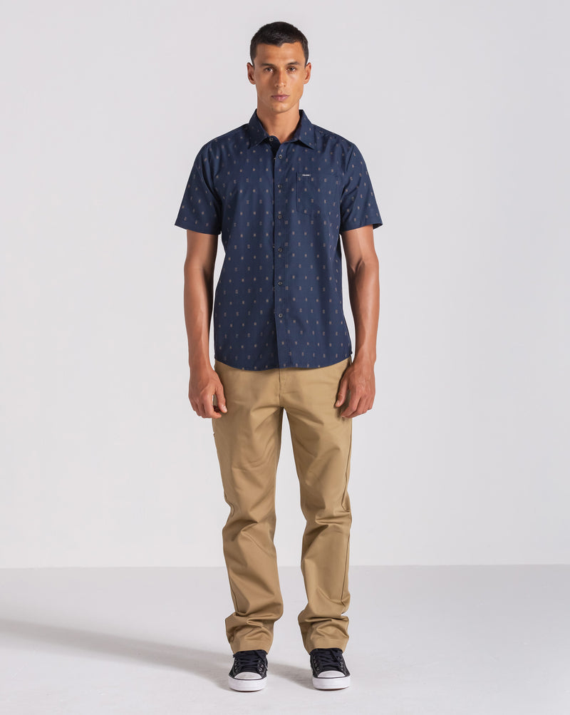 Camisa Volcom Bankstone Navy