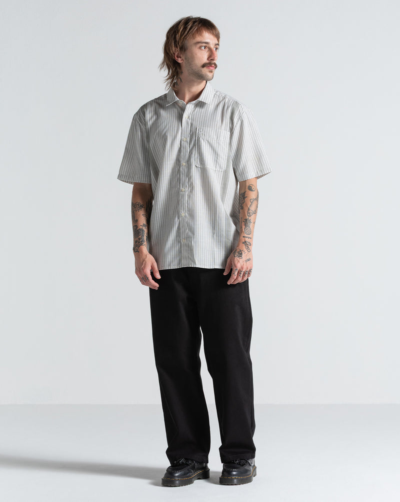 Camisa Manga Curta Volcom Irving Off White