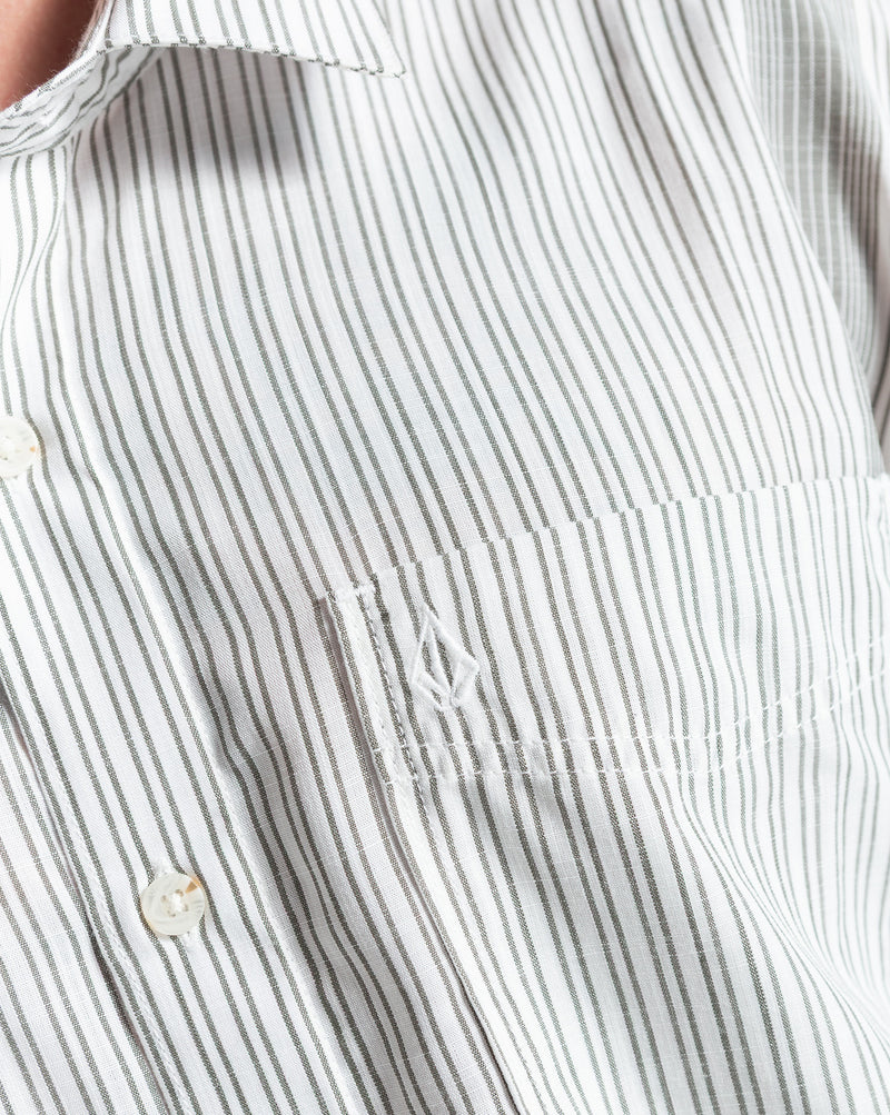Camisa Manga Curta Volcom Irving Off White