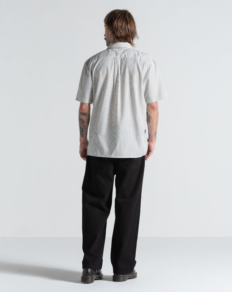 Camisa Manga Curta Volcom Irving Off White