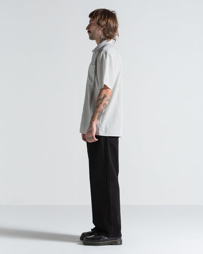 Camisa Manga Curta Volcom Irving Off White