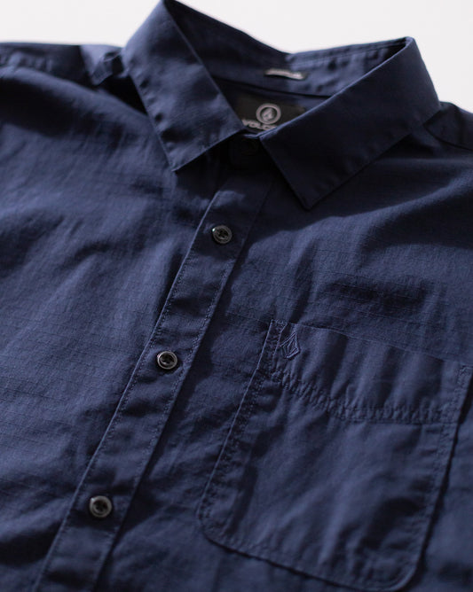 Camisa Volcom Date Knight Navy
