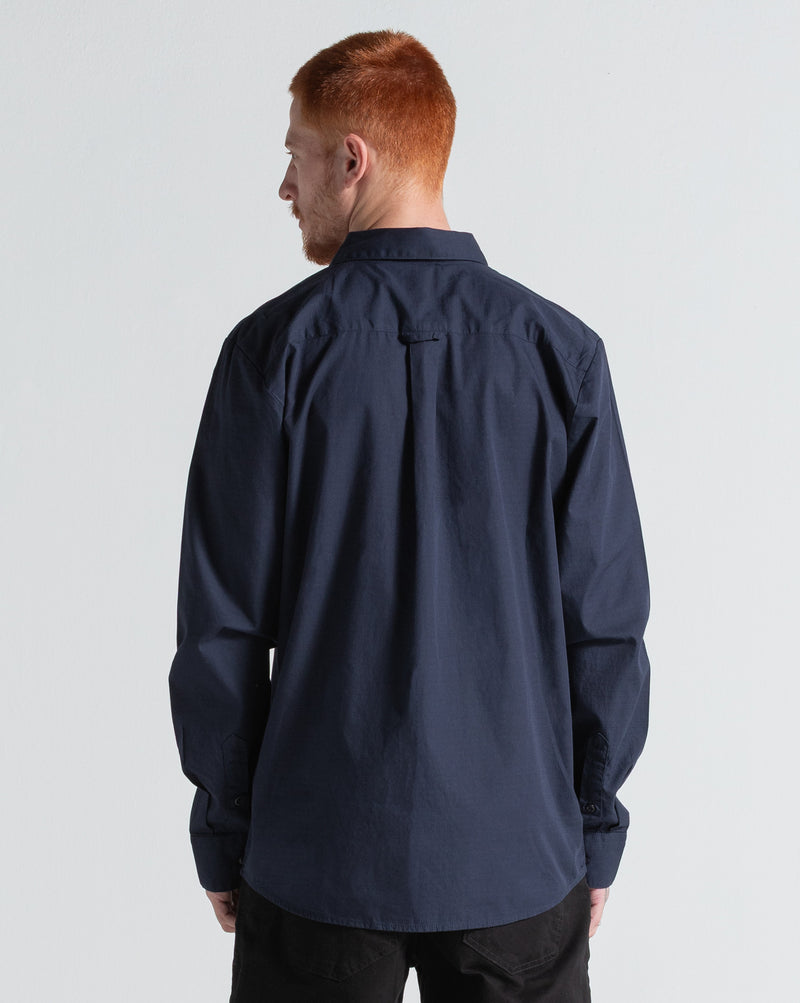 Camisa Volcom Date Knight Navy