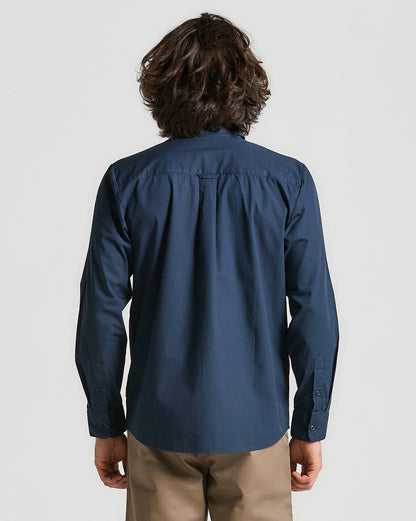 Camisa Volcom Date Knight Navy