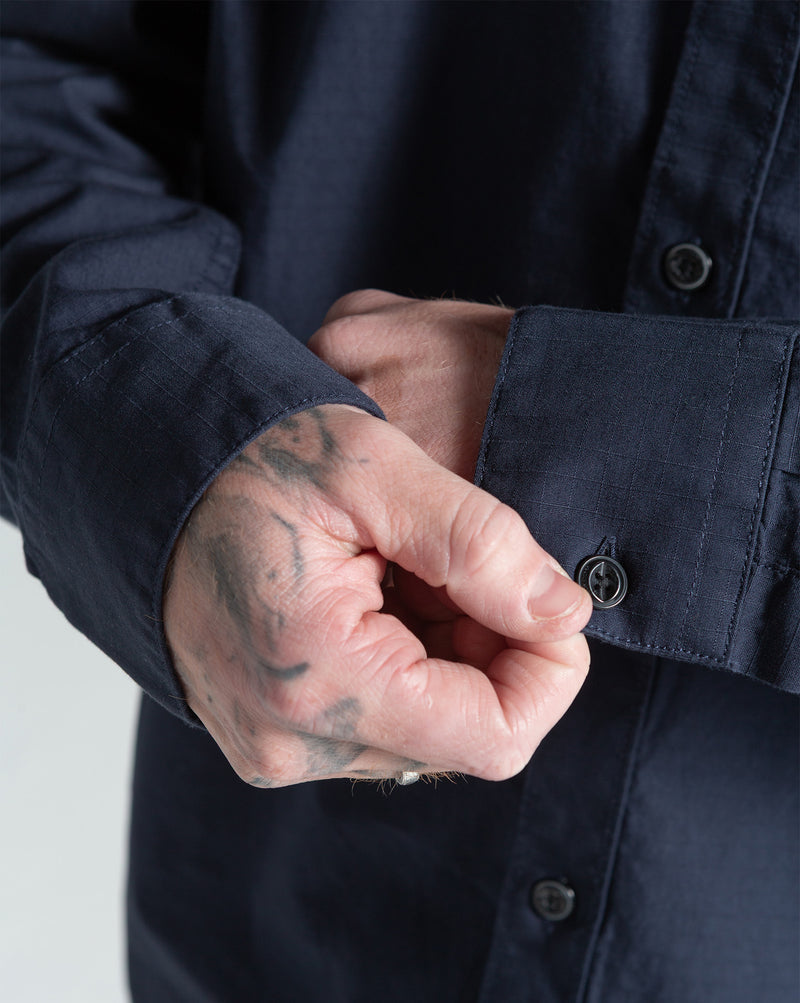 Camisa Volcom Date Knight Navy