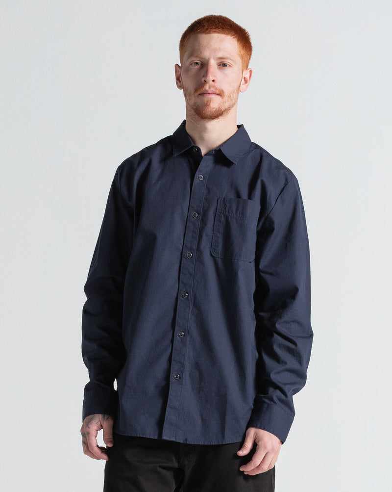 Camisa Volcom Date Knight Navy