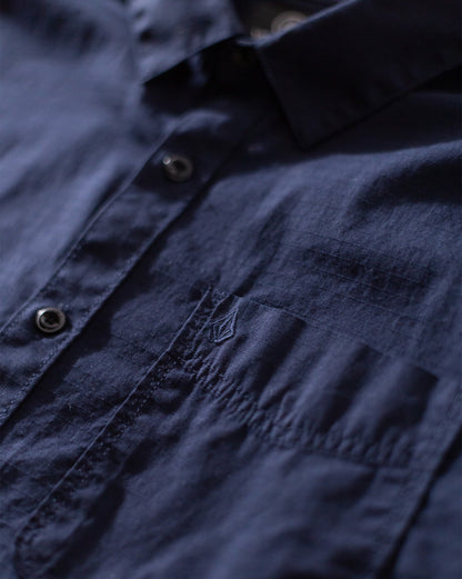 Camisa Volcom Date Knight Navy
