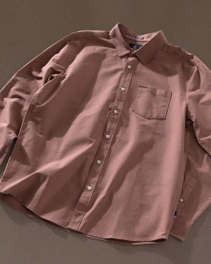 Camisa Volcom Veeco Oxford Nutmeg