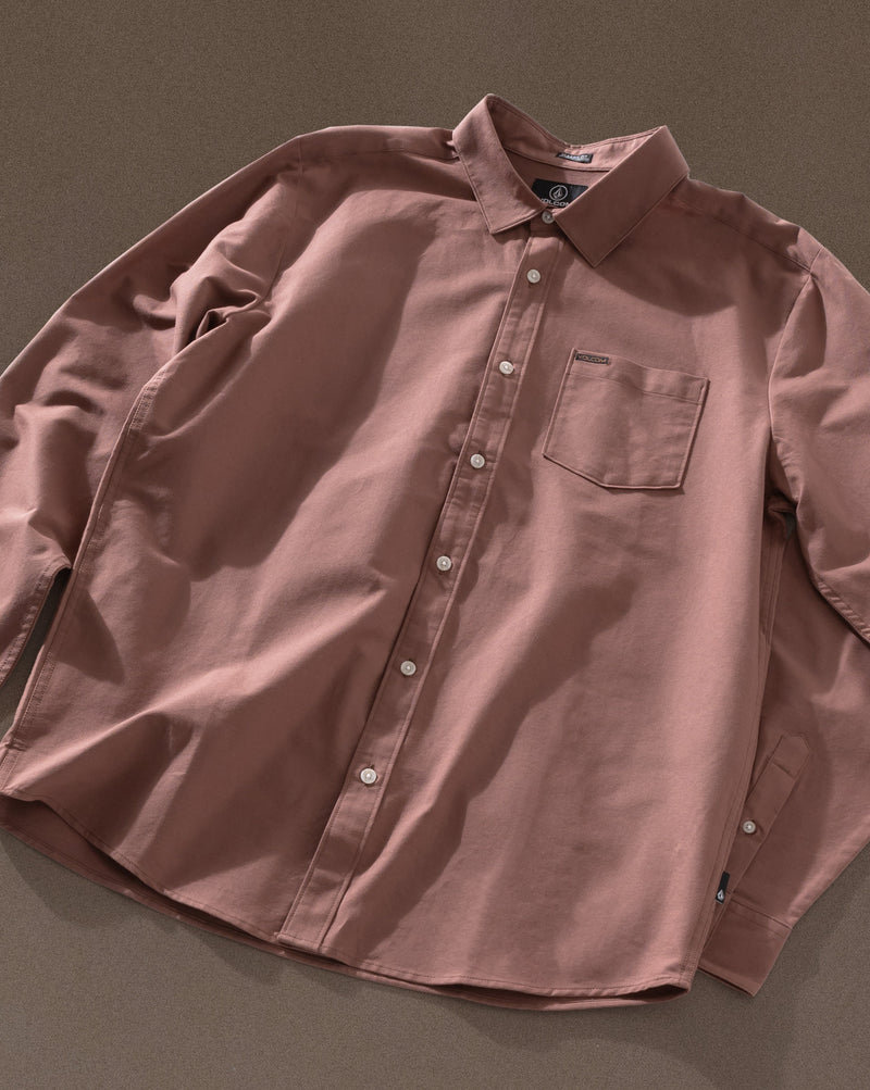 Camisa Volcom Veeco Oxford Nutmeg