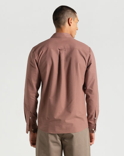 Camisa Volcom Veeco Oxford Nutmeg