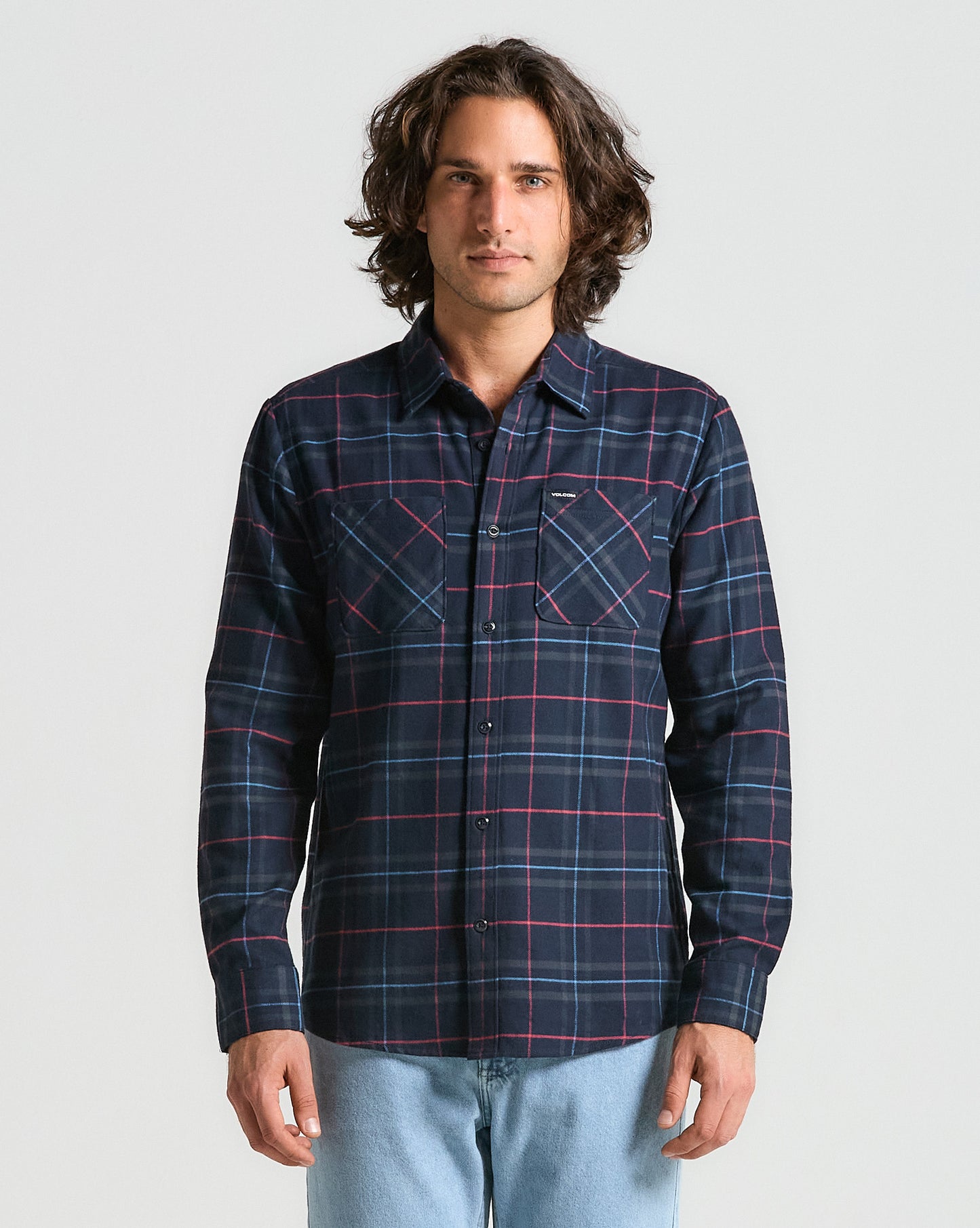 Camisa Volcom Netastone Navy