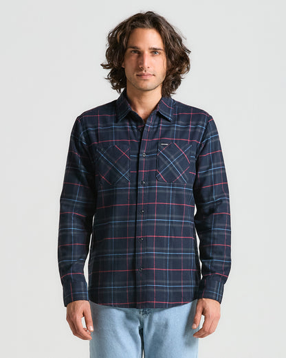 Camisa Volcom Netastone Navy