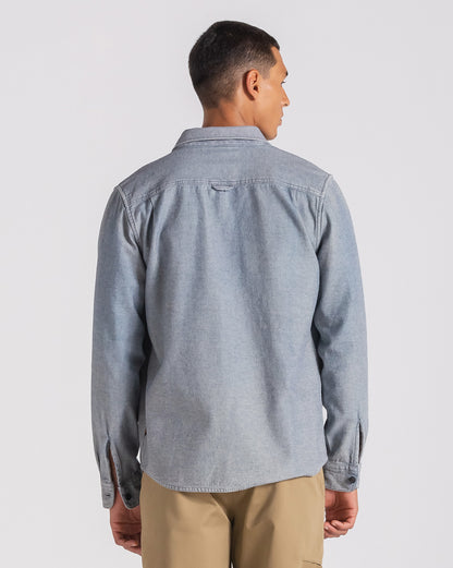 Camisa Volcom Levelstone Blue Wash