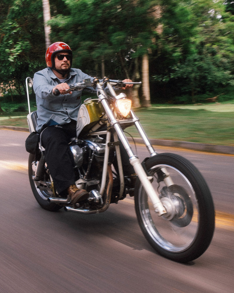 Camisa Volcom Levelstone Blue Wash