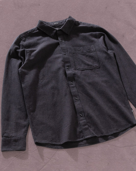 Camisa Manga Longa Volcom Date Knight Black Combo