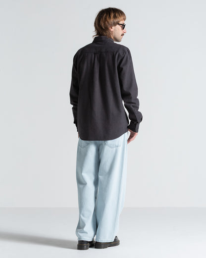Camisa Manga Longa Volcom Date Knight Black Combo