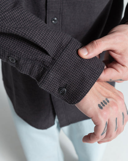 Camisa Manga Longa Volcom Date Knight Black Combo