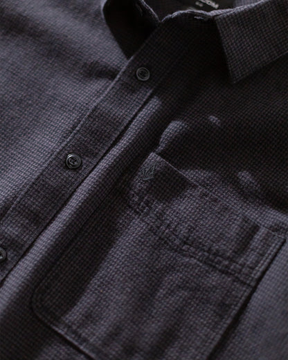 Camisa Manga Longa Volcom Date Knight Black Combo