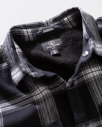 Camisa Manga Longa Volcom Wilderstone Black