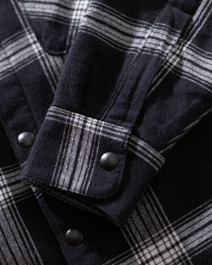 Camisa Manga Longa Volcom Wilderstone Black