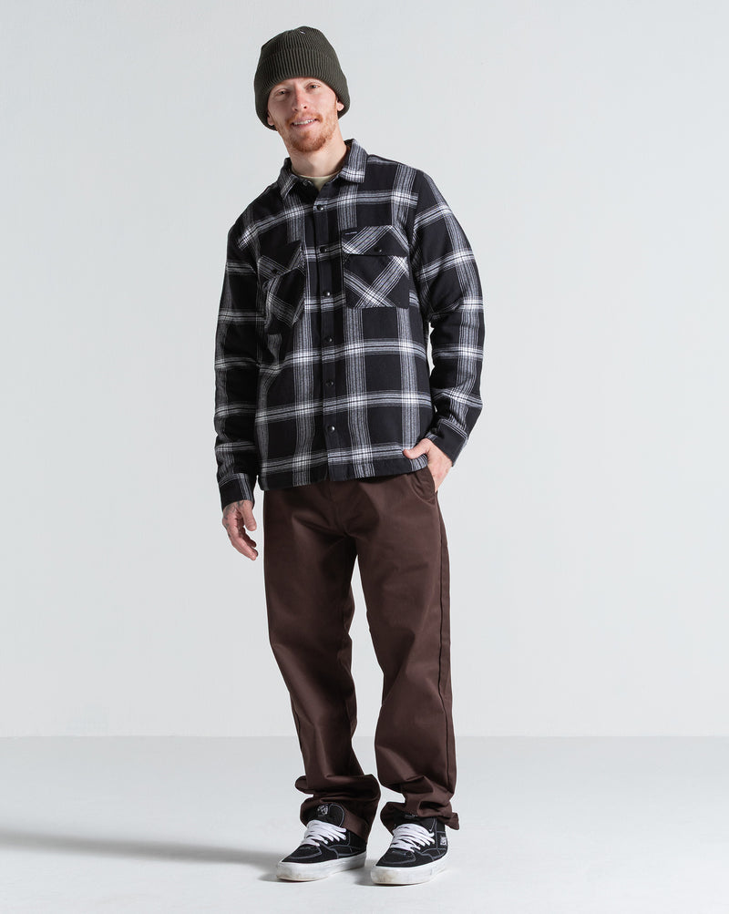 Camisa Manga Longa Volcom Wilderstone Black