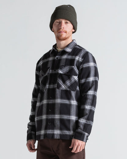 Camisa Manga Longa Volcom Wilderstone Black