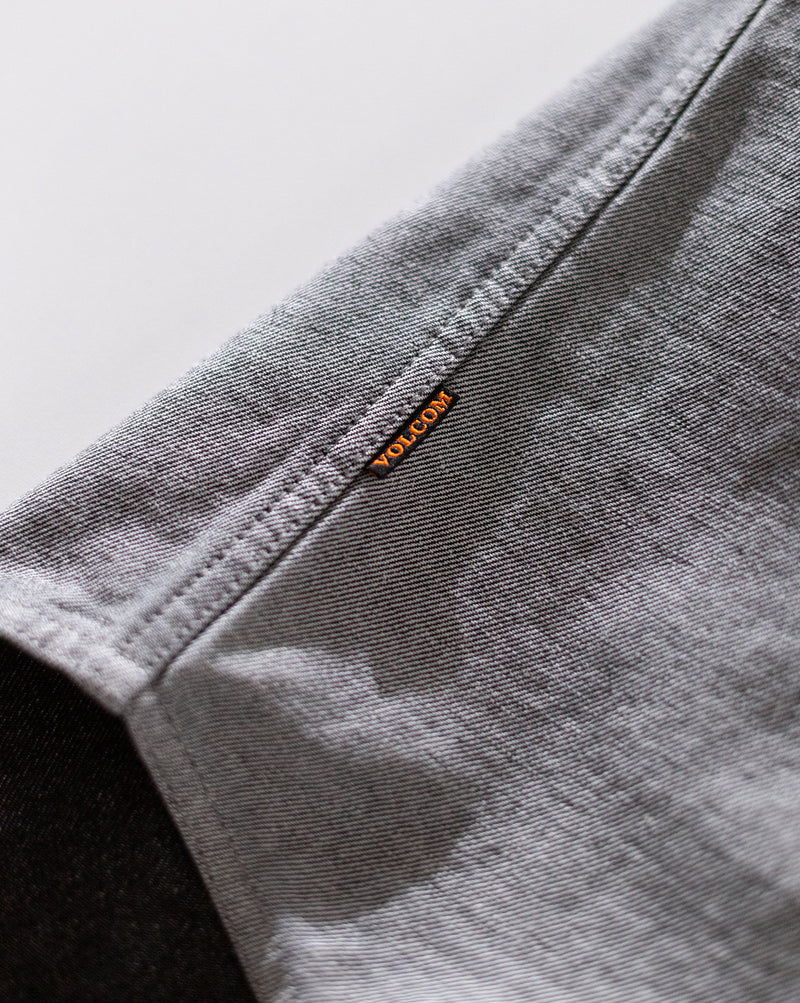 Camisa Manga Longa Volcom Levelstone Antique Black