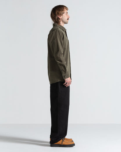 Camisa Manga Longa Volcom Fostered Dark Olive