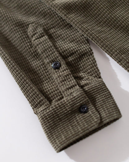 Camisa Manga Longa Volcom Fostered Dark Olive