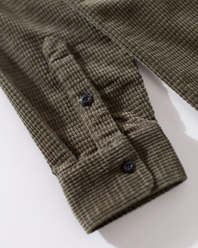 Camisa Manga Longa Volcom Fostered Dark Olive