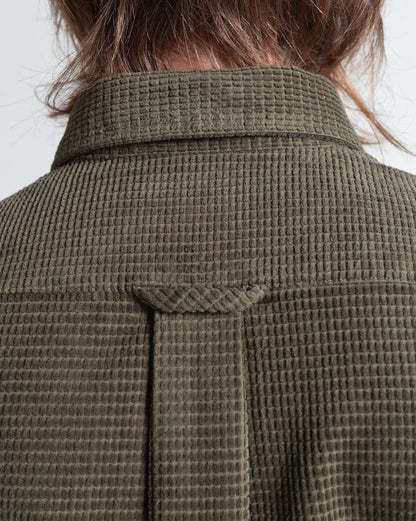 Camisa Manga Longa Volcom Fostered Dark Olive
